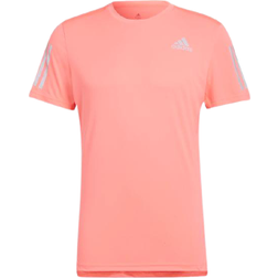 adidas Own The Run T-shirt Men - Acid Red/Reflective Silver