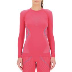 UYN Evolutyon UW Long Sleeve Base Layer Women - Strawberry/Pink/Turquoise