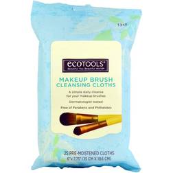 EcoTools Makeup Brush Cleansing Cloths 25 Pre-Moistened Cloths