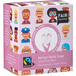 Fair Squared Facial Soap (Apricot) Sensitive Skin (includes cotton soap bag) 2 x 80g