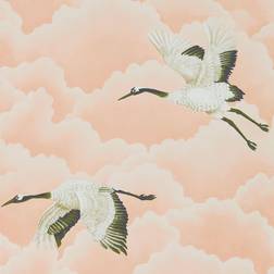 Harlequin Wallpaper Cranes In Flight 111232