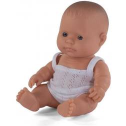 Miniland 31122 Baby Doll European Girl Small, Multi-Color