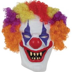 Bristol Novelty Unisex Adults Clown Mask (One Size) (Multicoloured)