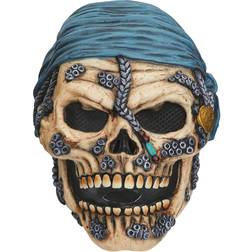 Bristol Novelty Unisex Adults Skull Pirate Mask (One Size) (Multicoloured)