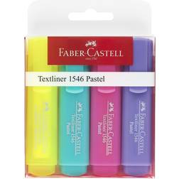 Faber-Castell Metallic Textliners set of 4 green, blue, voilet, red