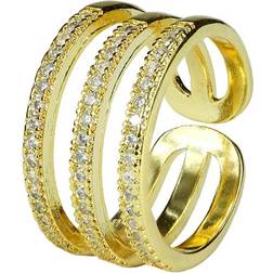Everneed Matilla Ring - Gold/Transparent