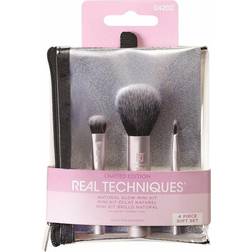 Real Techniques Set of Make-up Brushes Natural Glow Mini (4 pcs)