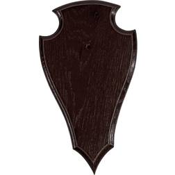 Seeland Buck Trophy Plate 3 22 x 13 cm Dark Wood