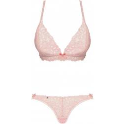 Obsessive Delicanta Bra & Panties - Pink