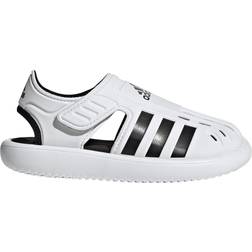 adidas Kid's Summer Closed Toe Water Sandals - Cloud White/Core Black/Cloud White