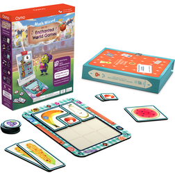 Osmo Math Wizard and The Enchanted World Games iPad & Fire Tablet Ages 6-8/Grades 1-2 Foundations of Multiplication Curriculum-Inspired STEM Toy Base Required (902-00026)