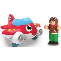 Uber Kids WOW Toys Jet Plane Piper, Red