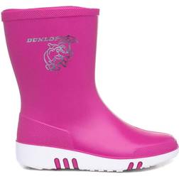 Dunlop Mini Elephant Wellington Boots - Pink