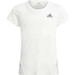adidas Aeroready 3 Stripes T-shirt Kids - White/Black
