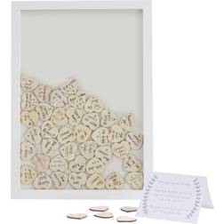 Ginger Ray Wooden Frame Wedding Guest Book