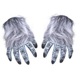 Bristol Novelty Unisex Adults Hairy Hands (1 Pair) (One Size) (Grey)