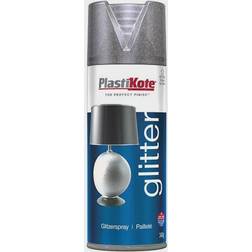 Plasti-Kote Glitter Effect Spray Silver 400ML