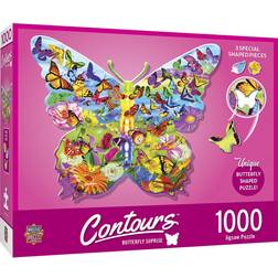 Masterpieces Contours Butterfly Surprise 1000 Pieces