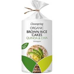 Clearspring Organic Brown Rice Cakes Quinoa & Chia 120g