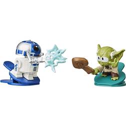 Star Wars Star Wars Battle Bobblers R2 D2 Vs Yoda