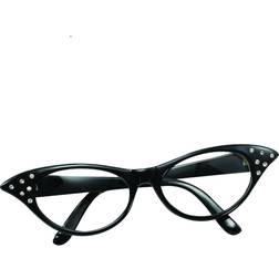 Bristol Novelties 50’s Female Sunglasses Black