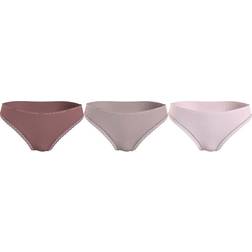 Tommy Hilfiger Lace Brief 3-pack - Mineralize/Balanced Beige/Pale Pink