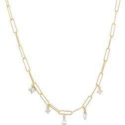 Sif Jakobs Rimini Necklace - Gold/Transparent