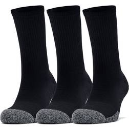 Under Armour Heatgear Crew Socks 3-Pack Unisex - Black/Steel