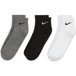 Nike Everyday Cushioned Training Ankle Socks 3-pack - Multi-Colour