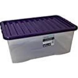 Wham Crystal Box & Lid Storage Box 45L 2pcs