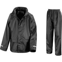 Result Junior Core Rain Suit - Black (R225J)