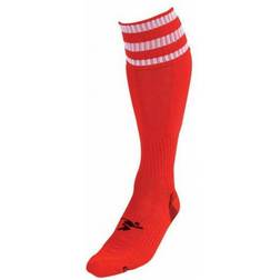 Precision Pro Football Socks Unisex - Red/White