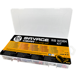 Savage Gear Rib Worm Kit 60 Pcs
