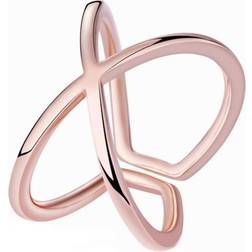 Everneed Emma Cross Ring - Rose Gold