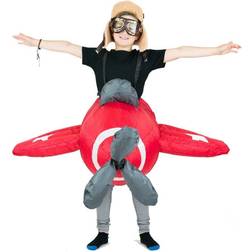 bodysocks Kid's Red Airplane Inflatable Costume