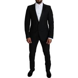 Dolce & Gabbana Men's Slim Smoking 2 Piece MARTINI Suit Black KOS1822 IT50 L