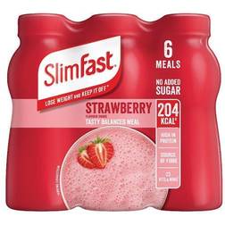Slimfast Ready To Drink Shakes Strawberry 325ml 6 pcs