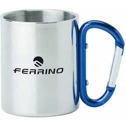 Ferrino Inox Cup With Carabiner One Size Silver