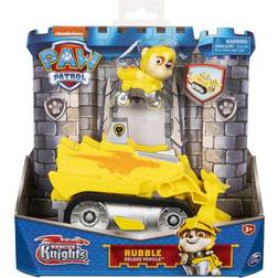 Paw Patrol 6063587, Rescue Knights Rubble Transforming Car with Collectible Action Figure, Kids Toys for Ages 3 and up