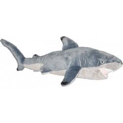 Wild Republic Black-Tipped Shark Plush Soft Toy, Cuddlekins Cuddly Toys, Gifts for Kids 60 cm