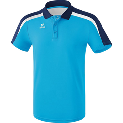 Erima Liga 2.0 Polo Shirt Men - Curacao/New Navy/White