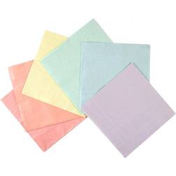 Talking Tables Birthday Party Pastel Napkins, Paper, Colours, Pack of 16, 33 x 33cm, 13" x 13"