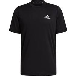 adidas Aeroready Desinged To Move Sport T-shirt Men - Black/White
