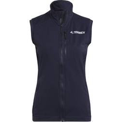 adidas Terrex Xperior Cross-Country Ski Soft Shell Vest Women - Legend Ink