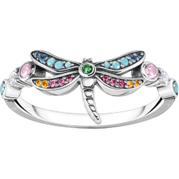 Thomas Sabo Dragonfly Ring - Silver/Multicolour