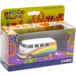 Corgi Volkswagen Campervan Peace Love & Rainbows Classic 1:43