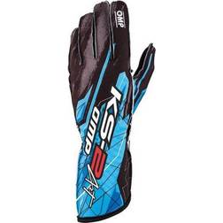 OMP Karting Gloves KS-2 ART Blue Size S