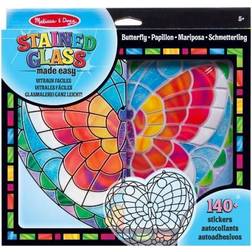 Melissa & Doug Stained Glass Butterfly Arts Crafts DIY 5 Gift for Boy or Girl