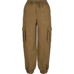Urban Classics Ladies Viscose Twill Cargo Pants - Summerolive