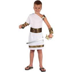 Bristol Novelty Childrens/Boys Gladiator Costume (XL) (White/Gold)